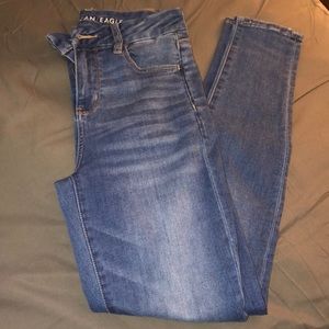 American eagle curvy high rise skinny jeans!